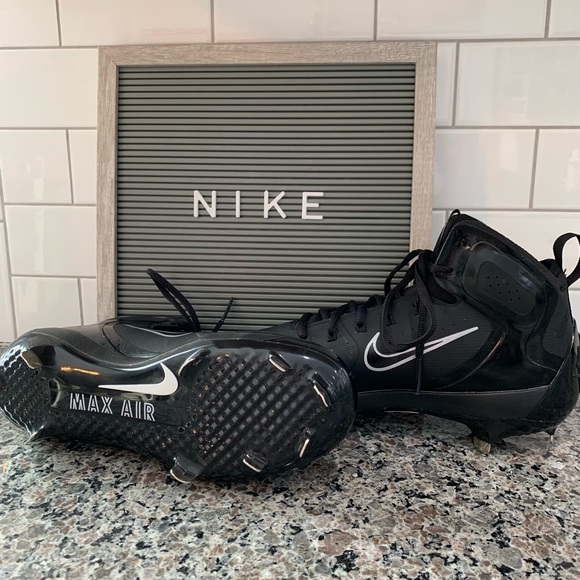 Nike Alpha Huarache Metal Men’s Baseball Cleats - Picture 2 of 4